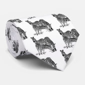 Cravate Art déco Zebra (Roulé)