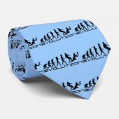 Cravate Art d'évolution de sport de rugby (Roulé)