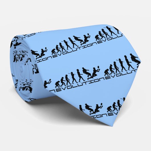 Cravate Art d'évolution de sport de rugby (Roulé)