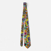 Cravate Art du crâne de sucre - Art du souvenir (Dos)