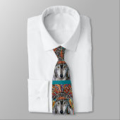 Cravate Art du Loup Gris (Attaché)