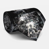 Cravate Art du symbole mystique (Roulé)