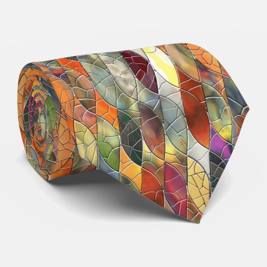 Cravate Art en verre tendu (Roulé)