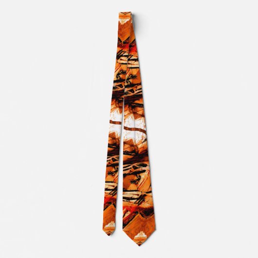 Cravate Art fait main numérique (Dos)