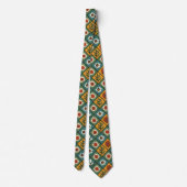 Cravate Art Floral Africain (Dos)