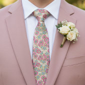 Cravate Art floral chic de cerisier en fleurs