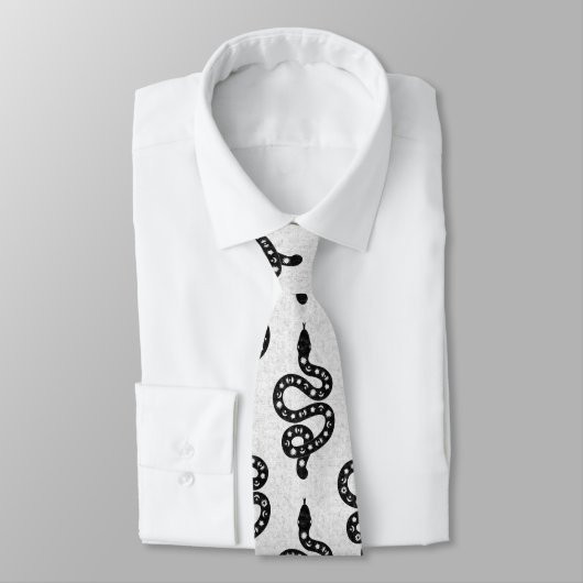 Cravate Art folklorique texturé grungy sorcière serpent no (Attaché)