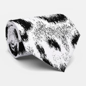 Cravate Art fourrure léopard 3 (Roulé)