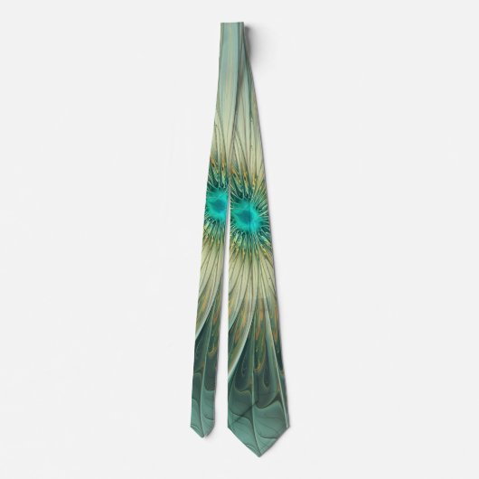 Cravate Art Fractal moderne Abstrait Imaginaire (Dos)