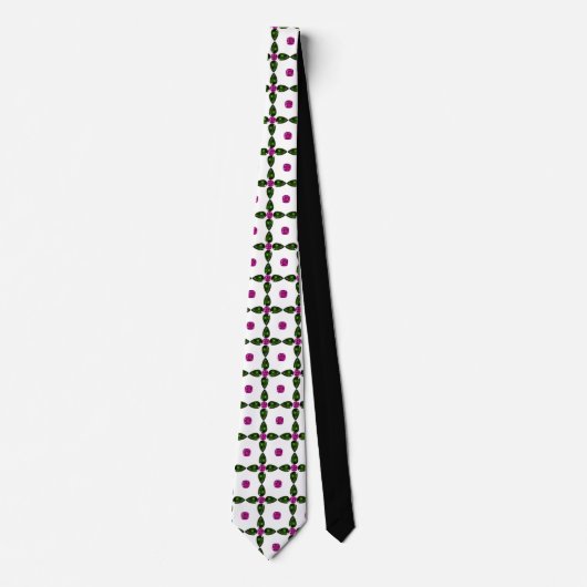Cravate Art Gemstone, Vert Violet (Devant)