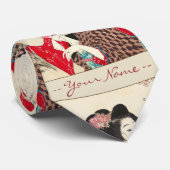 Cravate Art japonais de dame de femme de Suzuki Kason (Roulé)