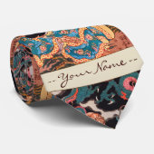 Cravate Art légendaire japonais classique de dragon de (Roulé)