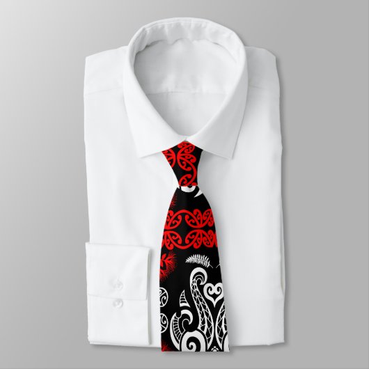 Cravate Art maori néo-zélandais (Attaché)