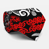 Cravate Art maori néo-zélandais (Roulé)