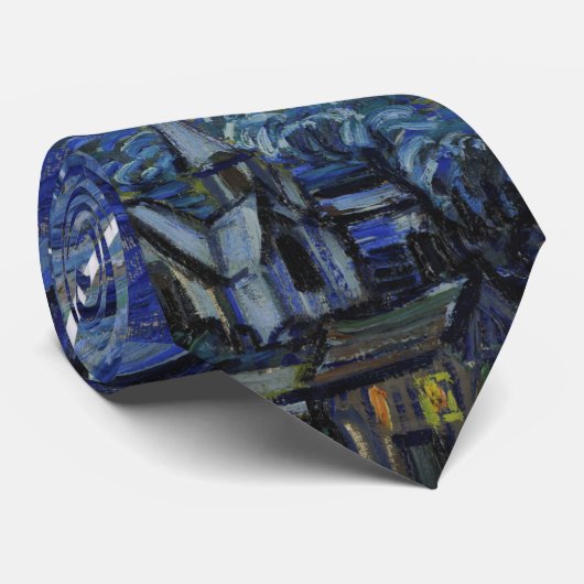 Cravate  Art Meets Math, Van Gogh Meets Fibonacci Card (Roulé)