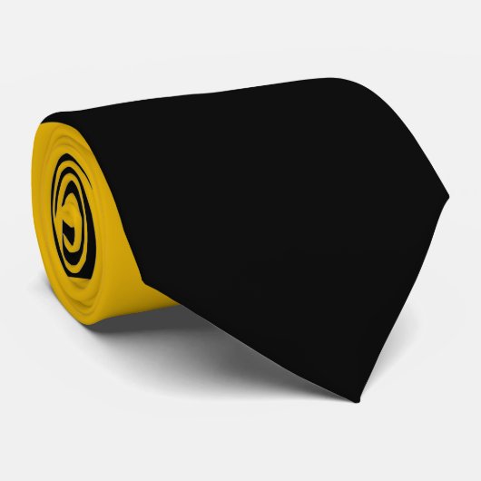 Cravate Art minimal Chat Noir (Roulé)