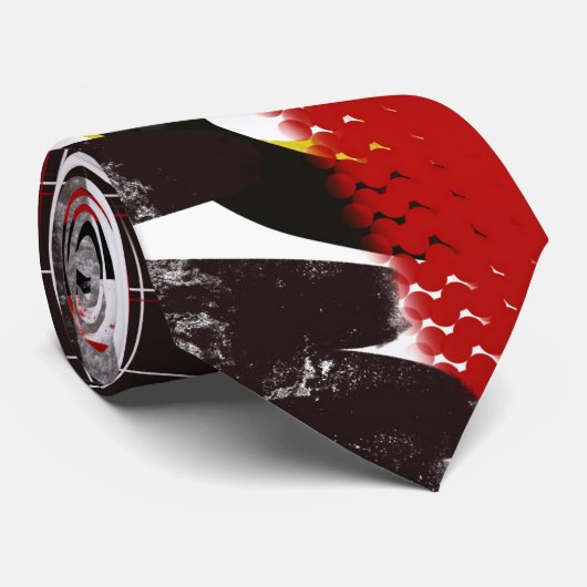 Cravate Art moderne abstrait (Roulé)