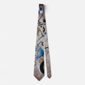 Cravate Art moderne de la moitié du siècle abstraite de (Devant)