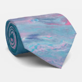 Cravate Art Moderne des Pastels Fluid (Roulé)