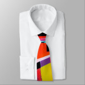 Cravate Art moderne élégant Téméraire Art moderne Abstrait (Attaché)