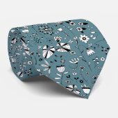 Cravate Art moderne Wild Flower Line (Roulé)
