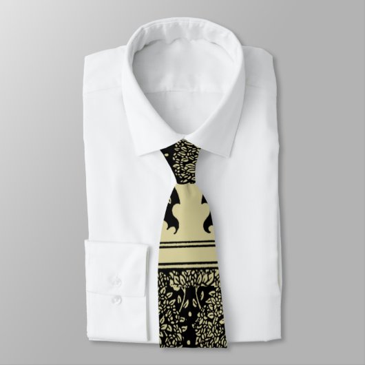 Cravate Art Nouveau Tree Beardsley Motif (Attaché)