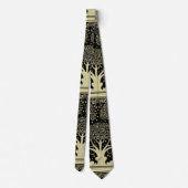 Cravate Art Nouveau Tree Beardsley Motif (Dos)
