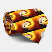 Cravate Art numérique Abstrait (Roulé)