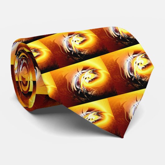 Cravate Art numérique Abstrait (Roulé)