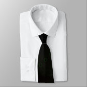 Cravate Art numérique de distorsion abstraite de coup d'œi (Attaché)