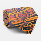Cravate Art numérique d'inspiration Art nouveau et Perse (Roulé)