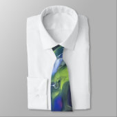 Cravate Art original unique Abstrait NeckTie (Attaché)