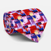 Cravate Art peinture Abstrait moderne Imprimer (Roulé)