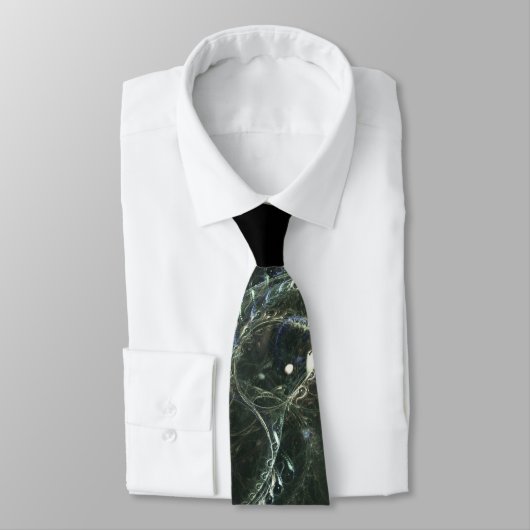 Cravate Art rené de fractale (Attaché)