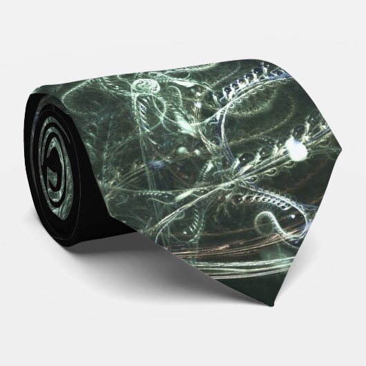 Cravate Art rené de fractale (Roulé)