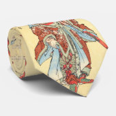 Cravate Art samouraï japonais vintage de Hokusai de (Roulé)