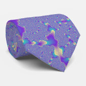 Cravate Art se développant en spirales cyan et pourpre de (Roulé)