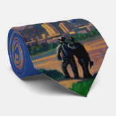 Cravate Art West - Ballooning sur le Rio Grande (Roulé)