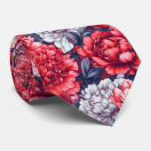 Cravate Artistic Best Gifts For Men Peonies (Roulé)