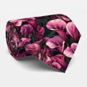 Cravate Artistic Birthday Gifts For Dad Calla Lilies Flowe (Roulé)