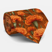 Cravate Artistic Christmas Gift For Husband Carnation (Roulé)