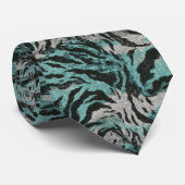 Cravate Artistic Dads Day Gifts Tiger (Roulé)