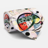 Cravate Artistic "Fixed"  -  Wassily Kandinsky Modern Art  (Roulé)
