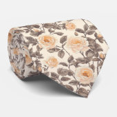 Cravate Artistic Gifts For Husband Rose Flower (Roulé)