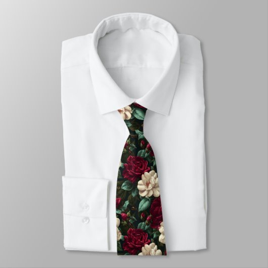 Cravate Artistic Mens Accessories Gardenias Flower (Attaché)