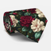 Cravate Artistic Mens Accessories Gardenias Flower (Roulé)