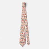 Cravate Artistic Menswear Ties Rose Floral (Devant)