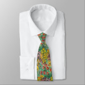 Cravate Artistic Watercolor Flower Garden Tie (Attaché)