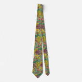 Cravate Artistic Watercolor Flower Garden Tie (Devant)