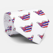 Cravate artistique de shaka d'état de symbole (Roulé)